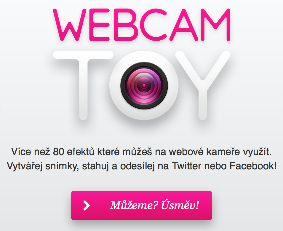 Úvodní stránka Webcam toys